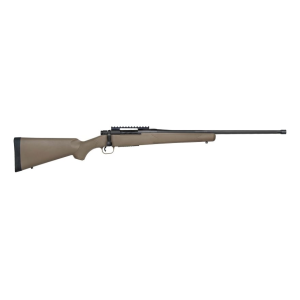 Mossberg Patriot Bolt Action Rifle 243 Winchester 22" Fluted Blued Barrel Blued Frame Flat Dark Earth Field Stock