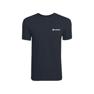 Costa Del Mar Men's Emblem Bass Short Sleeve Crew Neck T Shirt Navy XL - Costa Del Mar