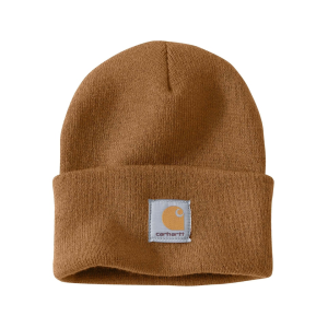 Carhartt Mens Knit Cuffed Beanie Carhartt Brown