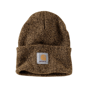Carhartt Mens Knit Cuffed Cap Brown/Sandstone