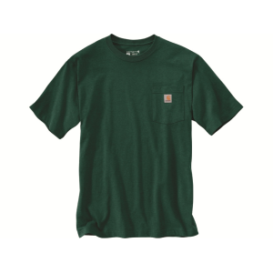 Carhartt Men's K87 Loose Fit Heavyweight Short Sleeve Crew Neck Pocket T Shirt North Woods Heather XL