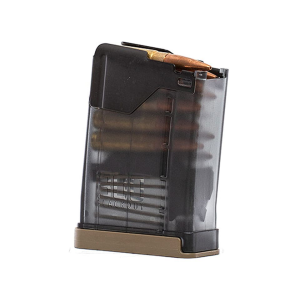 Lancer Systems L5 AWM Advanced Warfighter AR-15 Magazine 300 AAC Blackout 10-Round Polymer Translucent Smoke