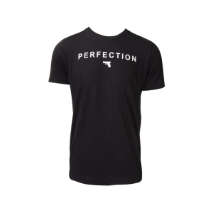 Glock Men's Perfection Pistol Short Sleeve Crew Neck T Shirt Black Large