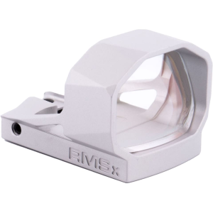 Shield Sights Mini Compact RMSX Reflex Red Dot Sight 4 MOA Dot XL Glass Lens Silver