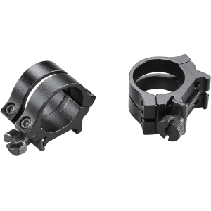 Weaver Quad Lock Weaver 1" Scope Rings Matte Black Medium