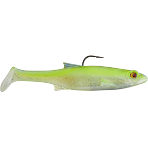 Bass Mafia Daingerous Swimbait 3/8 oz Loaded 7" Chartreuse Blue - Bass Mafia