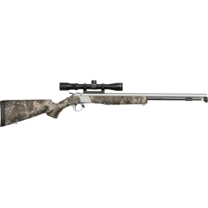 CVA Wolf V2 50 Caliber Muzzleloading Rifle 24" Stainless Steel Barrel True Timber Strata Stock with KonusPro 3-9x 40mm Scope