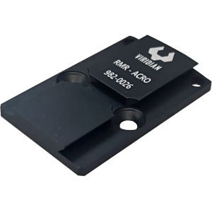 Viridian RFX Adapter Mount Plate for ACRO Red Dot to RMR Matte Black