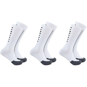 Carhartt Men's Force Midweight Logo Crew Socks White Large 3 Pk