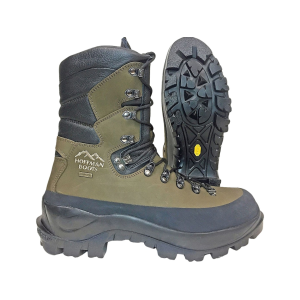 Hoffman Boots Classic Composite Toe Lineman 8" Work Boots Leather Olive Men's 10 D