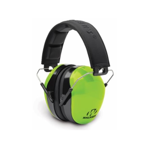 Walker's Dual Passive Ear Muffs High Visibility Green
