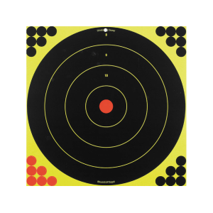 Birchwood Casey Shoot-N-C Adhesive Paper Bullseye Target 17.25" 5PK