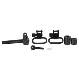Uncle Mike's QD Sling Swivel Set Remington (Pre 1969) 7600, 760, 760 ES 1" Black