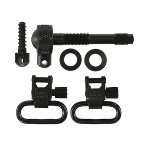 Uncle Mike's QD Sling Swivel Set Remington 742 Standard, ADL 1" Black