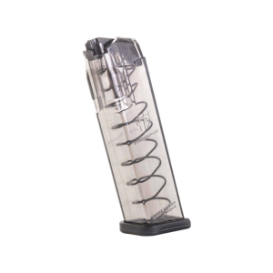 ETS Magazine for Glock 17, 17L, 18, 19, 19x, 26, 34, 35, 47, 49 9mm 17-Round Polymer Translucent