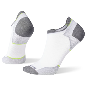 Smartwool Men's Run Zero Cushion Low Ankle Socks White Large