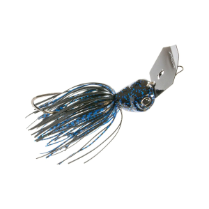 Z-Man Chatterbait Jackhammer Bladed Jig Black/Blue 1.25 oz