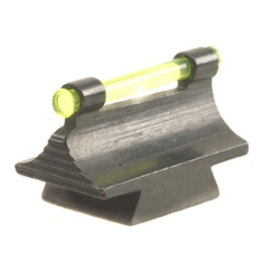 Marble's Front Sight .375" Height .340" Width Steel Blue 3/32" Fiber Optic Green