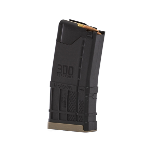 Lancer Systems L5 AWM Advanced Warfighter AR-15 Magazine 300 AAC Blackout 20-Round Polymer Opaque Black