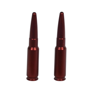 A-ZOOM Action Proving Dummy Round, Snap Cap 8.6 Blackout Aluminum 2PK