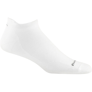 Darn Tough Men's Run No Show Tab Ultra Lightweight Socks White Large