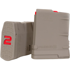Amend2 Magazine LR-308, SR-25 308 Winchester 10-Round Polymer Flat Dark Earth