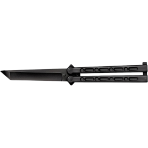 Cold Steel FGX Balisong Tanto Butterfly Knife 5" Tanto Point Grivory Black Blade Black Grivory Handle Black