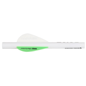 NAP Quikfletch Twister Vane 2" Green, White, and Green Arrow Fletching System 6PK