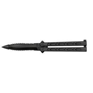 Cold Steel FGX Balisong Butterfly Knife 5" Spear Point Polypropylene Black Blade Polypropylene Handle Black