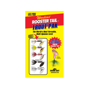 Worden's Rooster Tail Trout Pack 1 Tackle Box Kit