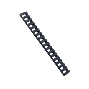 ERGO Low Profile Picatinny Rail Cover 7" Polymer Black 3PK
