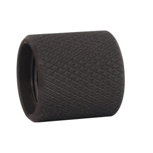 Yankee Hill Machine Barrel Thread Protector Cap 1/2"-28 Pencil Barrel Steel Black