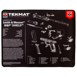 Tekmat Ultra 20 S&W M&P Shield Gun Cleaning Mat Black