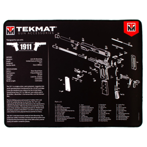 Tekmat Ultra 20 1911 Gun Cleaning Mat Black