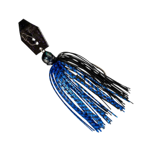 Z-Man Tungsten Chatterbait Elite EVO Bladed Jig Black/Blue 1/2 oz