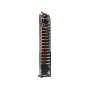 ETS Magazine for Glock 17, 17L, 18, 19, 19x, 26, 34, 35, 47, 49 9mm 32-Round Polymer Carbon Smoke