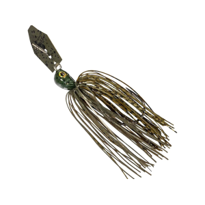 Z-Man Tungsten Chatterbait Elite EVO Bladed Jig Green Pumpkin 3/8 oz