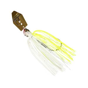 Z-Man Tungsten Chatterbait Elite EVO Bladed Jig Chartreuse/White 1/2 oz