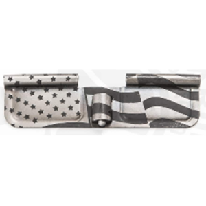 Battle Arms Ejection Port Cover Custom AR-15 Waving American Flag Aluminum Black