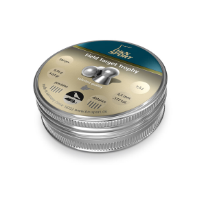 H&N Field Target Trophy Domed Air Gun Pellets 177 Caliber 8.64 Grain 4.51mm Head Size 500PK