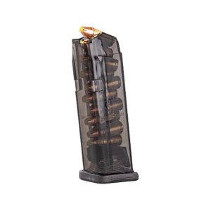 ETS Magazine for Glock 19, 26, 49 9mm 10-Round Polymer Carbon Smoke