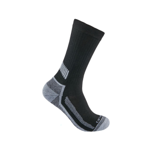 Carhartt Men's Force Midweight Crew Socks Black Large 3 Pack
