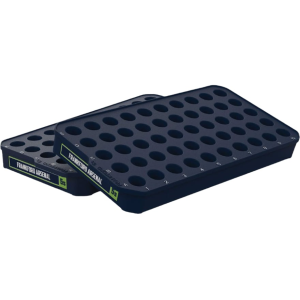 Frankford Arsenal Perfect Fit Gen 2 Reloading Tray #6 44 Remington Magnum, 45 Colt (Long Colt), 30-30 Winchester 50-Round Blue 2PK