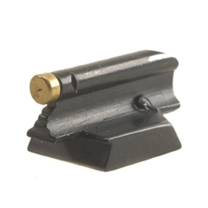 Marble's Front Sight .290" Height .340" Width Steel Blue 3/32" Gold Bead