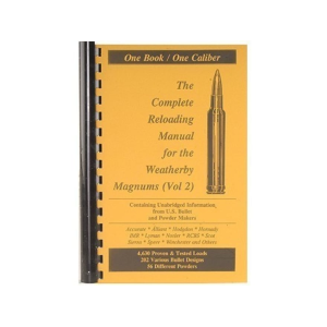Loadbooks USA Weatherby Magnums Volume 2 Reloading Manual Calibers 300 to 460 - Loadbooks Usa