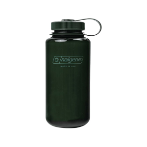 Nalgene Wide Mouth 32oz Water Bottle Jade W/ Jade Cap