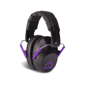 Walker's Pro-Low Profile Passive Ear Muffs Purple