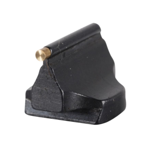 Williams Front Sight .450" Height .531" Width Steel Blue 1/16" Gold Bead Steel Black