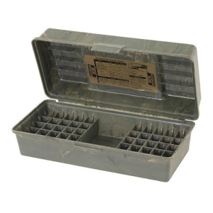 MTM Shotshell Box with Handle 20 Gauge 2-3/4", 3" 50-Round Plastic Camo