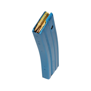 DuraMag Speed Magazine AR-15 223 Remington, 5.56x45mm, 300 AAC Blackout 30-Round Aluminum Blue